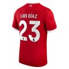 Maglia ufficiale Liverpool 2023-24 Luis Diaz 23 Casa per Uomo